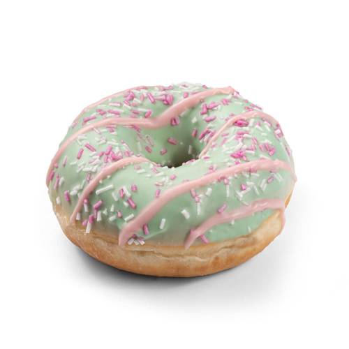 Donut Creamy with Curd Cream and Forest Berry Filling