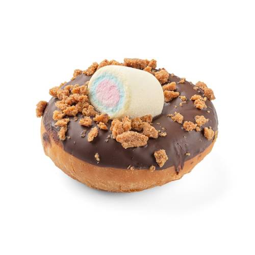 Donut S'MORE with Cocoa Glaze