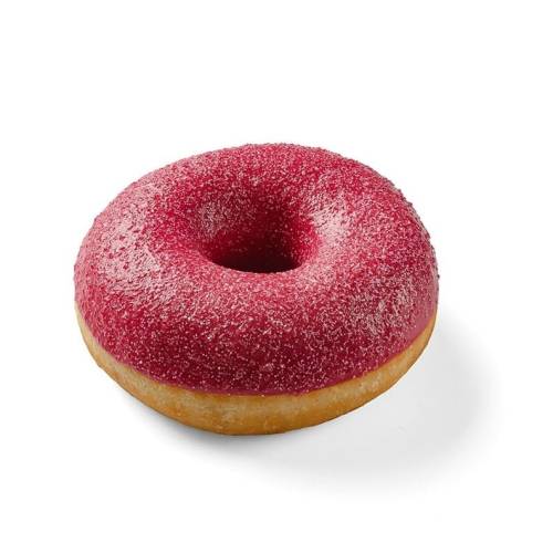 Donut RING OF SOUR with Strawberry Filling
