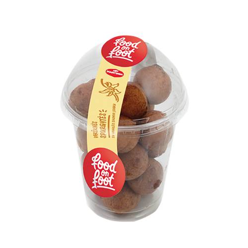 Mini Curd Berliner Balls with Vanilla Flavoured Filling